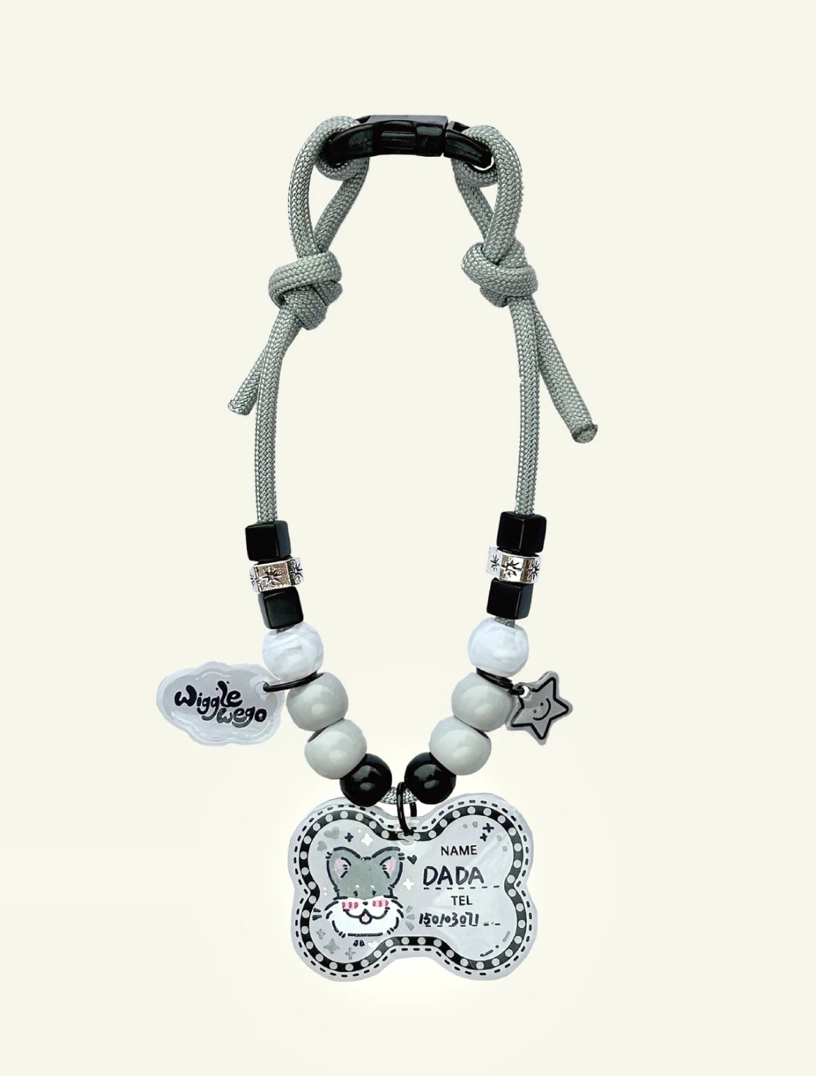 PawsCube - π"Custom Pet ID Necklace - City Series"
